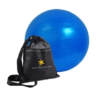 Fitness exercise yoga ball for developing strength and flexibility. Blank.......