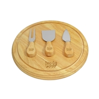Eco friendly entertaining cheese set.... from ASI 40544 Binaco / Binaline