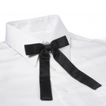 Black Polyester Kentucky Colonel Adjustable Band Bow Tie