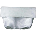 Pleated Snap Clutch Purse