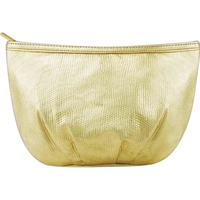 Large Pleated Cosmetic Bag