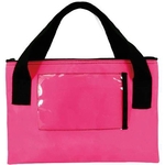 Neon Bag with Clear Pocket