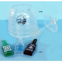 Frosted transparent honey jar with lid and honey wand, 22 oz... from ASI...