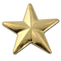 Five point beveled star lapel pin. Blank.... from ASI 96235 Wehr Industries Inc