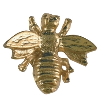 This highly detailed three dimensional bee lapel pin. Blank.... from ASI...