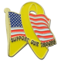 Support our troops lapel pin. Blank.... from ASI 96235 Wehr Industries Inc