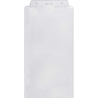 Large Vertical Vinyl Badge Holder