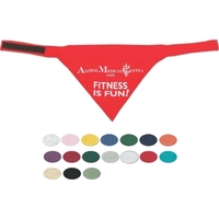 Printed small pet bandana with hook & loop closure, 18 1/2"... from ASI 68707...