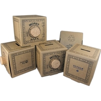 Recycled safe bank made from 69% post consumer waste.... from ASI 93235...