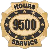 Hours of service die struck lapel pin with butterfly clutch. Blank.... from...