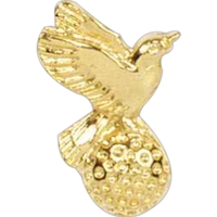 Stock cast golf ball with bird on top lapel pin with... from ASI 93235 Valley...