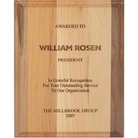 Pure Red Alder and Walnut Plaque