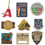 Enhanced Cloisonne Steel Lapel Pin