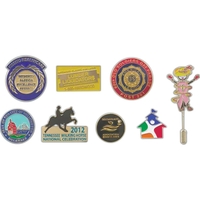 Brass enamel filled lapel pin... from ASI 55610 Gempire/Floral Promotions