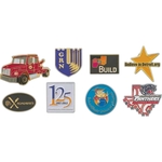 Steel Enamel Lapel Pin