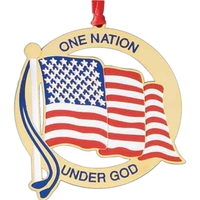 Patriotic Holiday Ornament.... from ASI 55610 Gempire/Floral Promotions