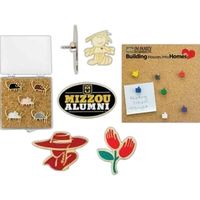Die Struck No Color Push Pins.... from ASI 55610 Gempire/Floral Promotions
