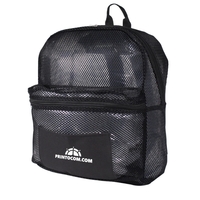 Nylon mesh backpack with main zippered compartment.... from ASI 40544 Binaco...