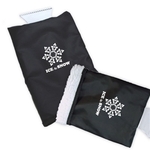 Mitt ice scraper brush