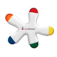 Five color crayon, 5 crayons in a fun design... from ASI 67675 Liqui-Mark Corp