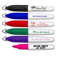 Mini Fine Tip Permanent Marker with Key Ring Cap