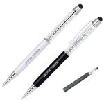 Crystalline IV Ballpoint Pen With Stylus