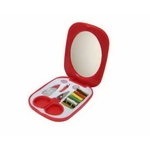 Sewing Kit with Mirror and Scissors