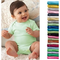Rabbit Skins - Infant's organic lap shoulder creeper, 5.5 oz.... from ASI...