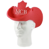 Foam maple leaf cowboy hat. One size fits most.... from ASI 54886 Foamworx /...