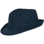 Pinstripe Fedora Hat