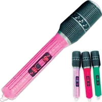 Inflatable 10" novelty microphone. Blank.... from ASI 98360 WOWLine / WOWLine®