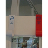 Coat hanger for doors or cubicles. No need for nails,... from ASI 79584 ZZ...