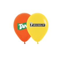 Standard color helium balloon made of latex with a one side/two... from ASI...