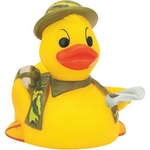 Rubber Soldier in Camouflage Outfit Duck