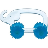 4 Wheels acrylic Transparent Elephant Shape Massager with comfortable...