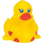 Rubber Sweet Heart Duck