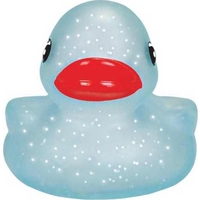 Rubber Transparent Mom Duck w/Glitter Inside