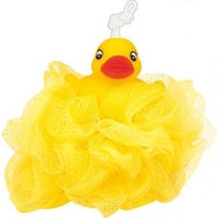 Rubber Duck Woven Mesh Sponge Scrubbie