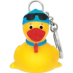 Rubber Sporty Referee Duck Key Chain