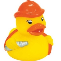 Mini Rubber Fireman Duck
