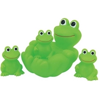 Rubber Frog 4pcs Big Family