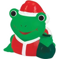 Mini Rubber Santa Claus Frog
