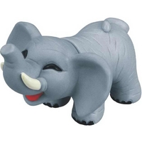Rubber wild life gray elephant squeaking toy.... from ASI 57705 Goodview...