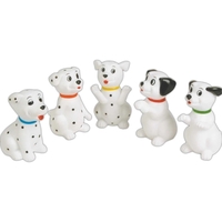 Rubber Dalmation Dogs (5pcs)