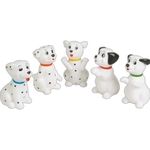 Rubber Dalmation Dogs (5pcs)
