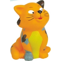 Big brown rubber squeaking cat toy.... from ASI 57705 Goodview Industries Co...