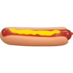 Rubber Hot Dog Doggie Toy