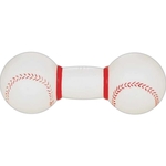 Rubber Baseball Dumbbell Dog Toy