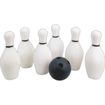 Rubber Bowling Set (6pcs Pin and 1pc Ball)