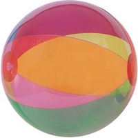 16" Transparent Color Beach Ball